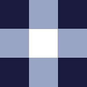 Farmhouse Curtains Buffalo Plaid Swag Pair Navy Blue