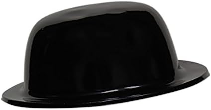 Windy City Novelties Black Derby Hats 12 Pack