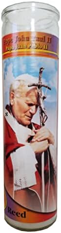 Pope John Paul II Pillar Candle 8 Inches Tall