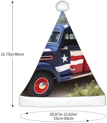 QinZheng 4th Of July Patriotic Santa Hat