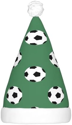 Soccer Print LED Christmas Hat Unisex Adult Beanie