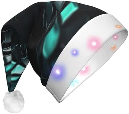 QINZHENG 3D Snake LED Christmas Hat for Adults