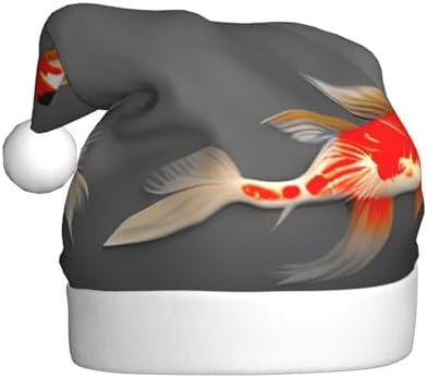 Traditional Koi Carp Spots Santa Hat for Christmas Party Favors