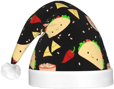 QinZheng LED Christmas Santa Hat for Adults