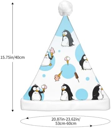 Penguin Balloon Snowflake Christmas Santa Hat Plush Light Up for Adult