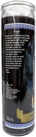 Generic Holy Death Santa Muerte Black Pillar Candle