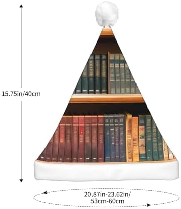 Velvet Santa Hat With LED Lights for Adults Christmas Party Hat