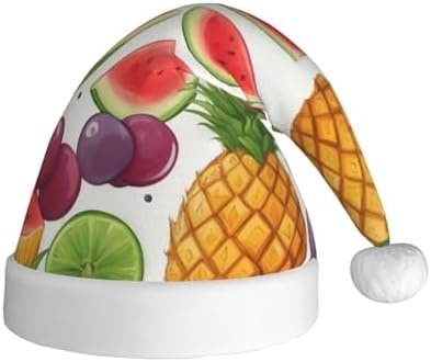 Qin And Zheng Christmas Santa Hat with Fruit Design