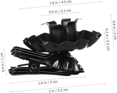 ABOOFAN 20pcs Metal Candle Clips for Christmas Tree Decoration