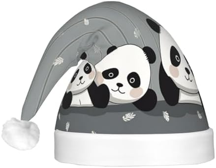 Kururi Light Up Plaid Santa Hat for Adults