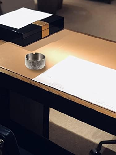 Silver Glitter Ashtray - Diamond Rhinestone Design