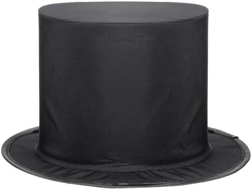 CLISPEED Black Collapsible Top Hat for Men