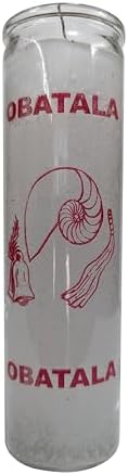 Generic Obatala 8 Inch Pillar Candle White