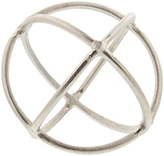 Deco 79 Modern Geometric Wall Sculptures Set of 2 Silver