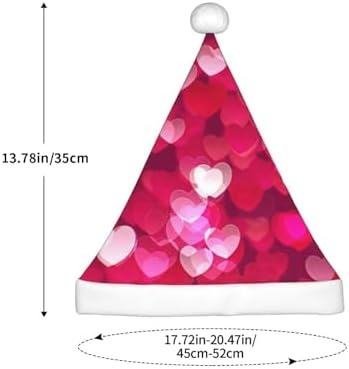 Valentines Love Heart Santa Hat Funny Christmas Headwear