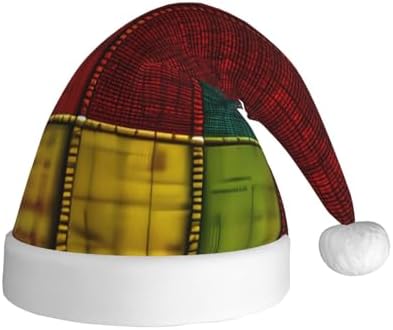 QINZHENG African Style Patchwork Santa Hat for Women