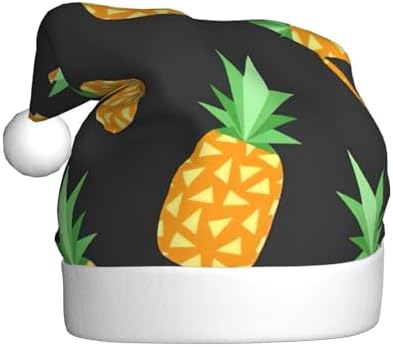 QINZHENG Pineapple Santa Hat Personalized Christmas Headwear for Women