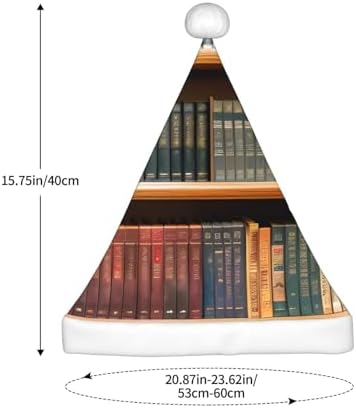 QINZHENG Personalized Santa Hat Velvet Plush Christmas Gift for Women Adults