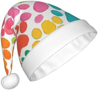 Bear Paw Print Christmas Santa Hat Plush Funny Adult Headwear