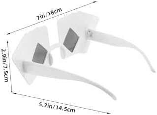 2pcs Poker Themed Sunglasses for Party Fun