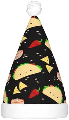 QinZheng LED Christmas Santa Hat for Adults