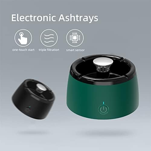 Smokeless Ashtray for Home and Office with Air Purification