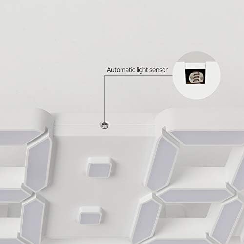 Mooas 3D Pure Slim L LED Clock with Remote Control