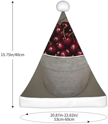 Christmas Bucket Hat With Cherries For Adults
