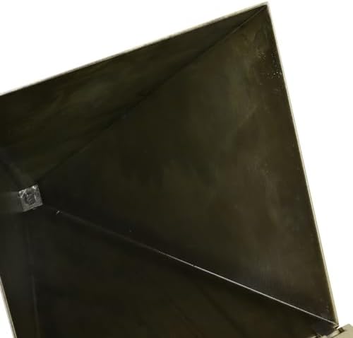 Zerodis Metal Pyramid Ashtray with Cover Windproof Small