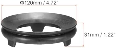 MECCANIXITY Ball Display Stand Black 12cm Pack of 2