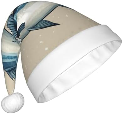 QINZHENG Bluefish Design Santa Hat for Women