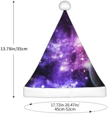 Galaxy Sky Print Christmas Santa Hat Small Size