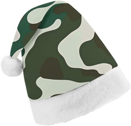 Santa Hat Green Christmas Party Headwear for Adults