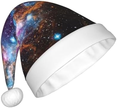 QinZheng Universe Galaxy Santa Hat for Women