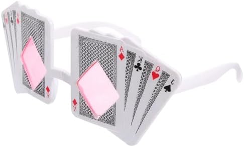 Funny Poker Themed Party Glasses for Creative Photos