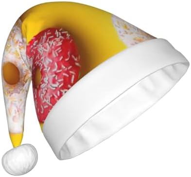 Qin Zheng Personalized Santa Hat with Doughnut Print