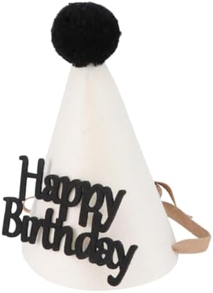 ABOOFAN 1pc Birthday Hat with Letter Decor