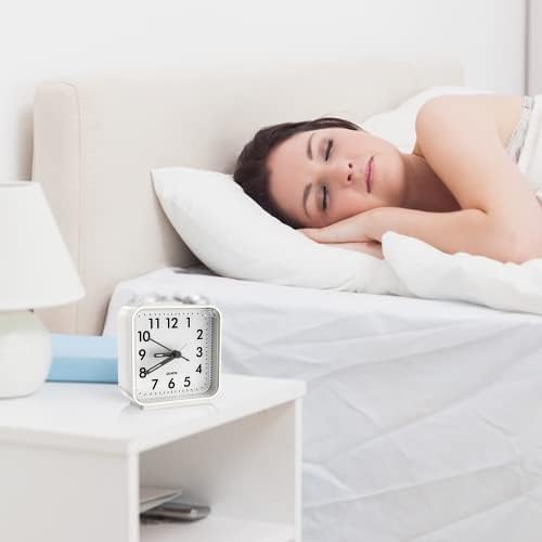 Loud Alarm Clock with Night Light and Snooze