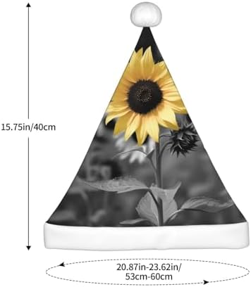 Blue Polka Dot Christmas Santa Hat for Adults