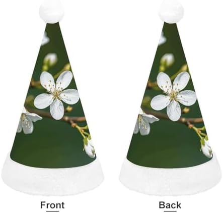 Santa Hat Plush Christmas Headwear for Adults