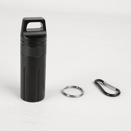 SHIDOW Portable Ashtray with Lid 2Pcs Black