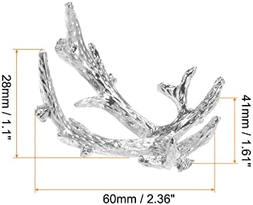 MECCANIXITY Crystal Ball Tree Display Stand 236 Inch White Gold
