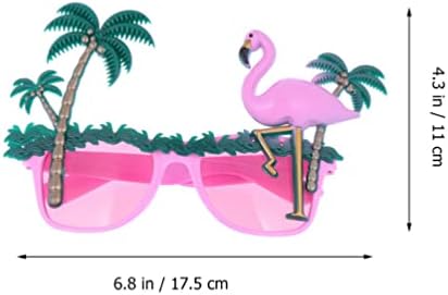 Flamingo Themed Party Sunglasses with Novelty Design