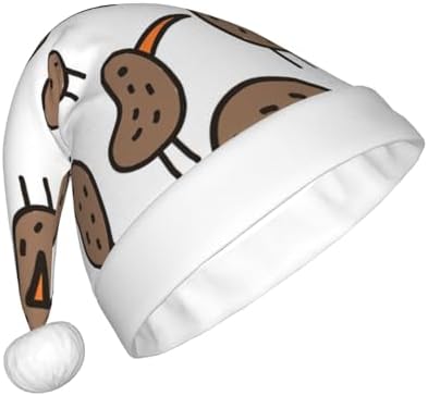 QINZHENG Kiwi Birds Santa Hat Christmas Decoration Headwear