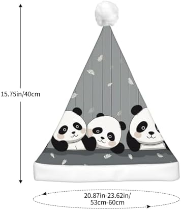 Kururi Light Up Plaid Santa Hat for Adults