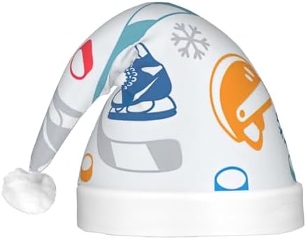 QINZHENG LED Light Up Santa Hat for Adults Christmas Party