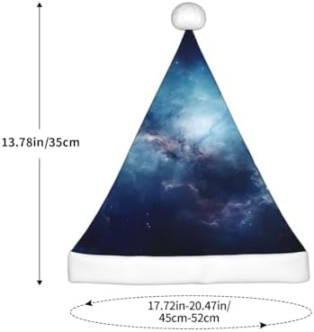Galaxy Print Christmas Santa Hat Small Size for Party