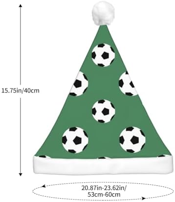 Soccer Print LED Christmas Hat Unisex Adult Beanie