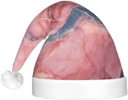 QINZHENG Rose Gold Santa Hat with LED Lights