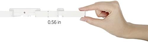 Mooas 3D Pure Slim L LED Clock with Remote Control